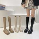 Plain Platform Tall Boots / Short Boots