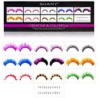 Shany - Eyelash Extend: Set Of 10 Assorted Reusable Eyelashes Color Frenzy