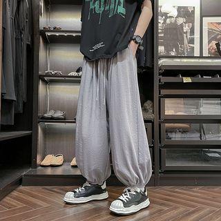 Drawstring Saruel Pants