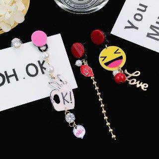 Cartoon Drop Beaded Earrings