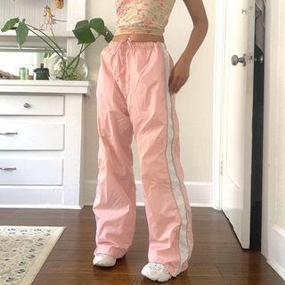 Color Block Wide-leg Sweatpants