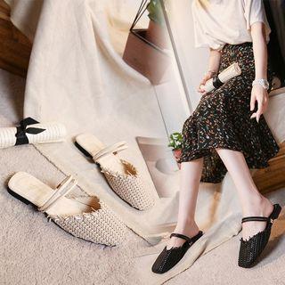 Two-way Woven Mules