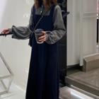 Polo Neck Pullover / Midi Jumper Dress