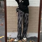 Tie-dye Print Loose Fit Pants