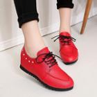 Hidden-heel Lace-up Shoes