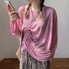 Long-sleeve Top / Leopard Print Pants