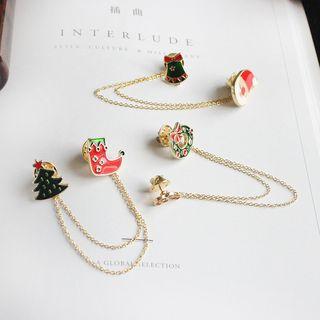 Christmas Chained Brooch