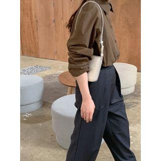 Raglan-sleeve Oversized Shirt