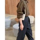 Raglan-sleeve Oversized Shirt