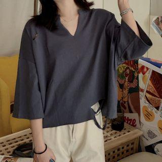 Rip 3/4-sleeve T-shirt