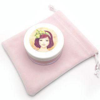 Set: Makeup Powder Case + Drawstring Pouch