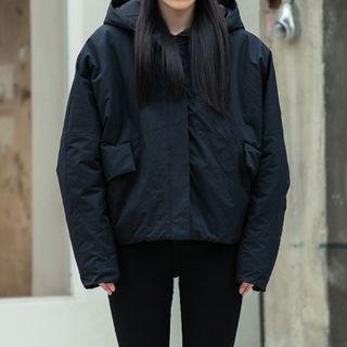 Pocket Hooded Padding Jacket