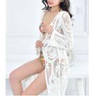 Lace Long Cover-up