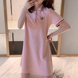 Bee Short-sleeve Polo Dress