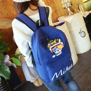 Skull Print Backpack