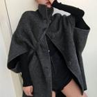 High-neck Cape Jacket