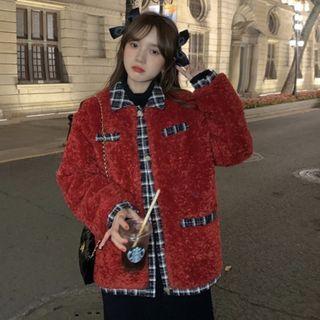 Fleece Paneled Jacket