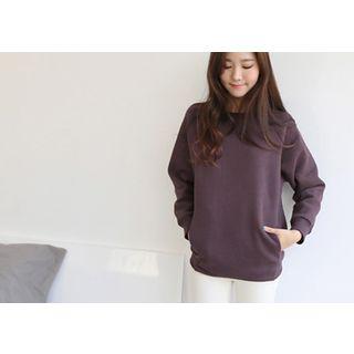 Brushed Fleece Lined Sweatshirt