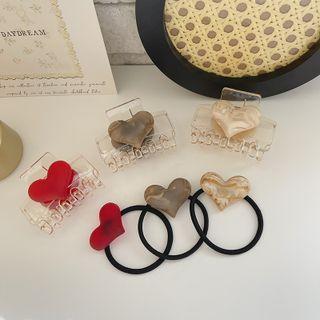 Heart Hair Tie / Hair Clamp