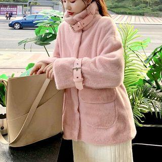 Long-sleeve Buckled Coat