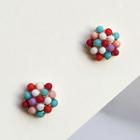 Bead Earring 1 Pair - Multicolor - One Size