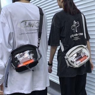 Pvc Panel Mini Crossbody Bag