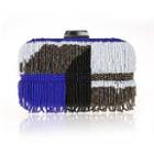 Fringed Beaded Clutch