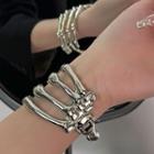 Halloween Skeleton Alloy Bangle