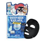 Dewytree - 3 Step Aqua Black Mask 10pcs 10sheets