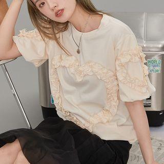 Ruffled Heart T-shirt