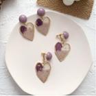 Acrylic Heart Earring / Clip-on Earring