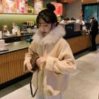 Faux-fur Collar Wool Jacket