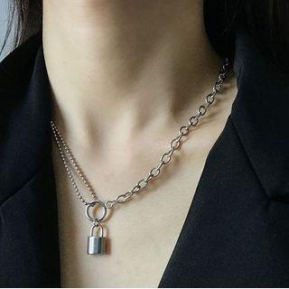 Lock Necklace Lock Necklace - Silver - One Size