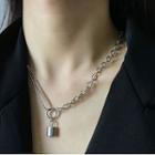 Lock Necklace Lock Necklace - Silver - One Size