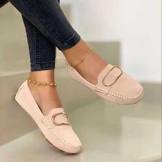 Metal-accent Moccasins