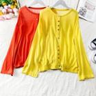 Button-down Loose-fit Light Cardigan