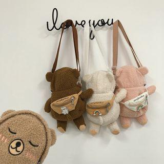 Fluffy Cartoon Crossbody Bag