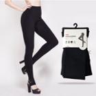 Plain Leggings Bk8189-18 - Black - One Size