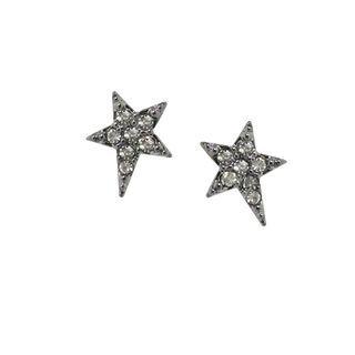 Rhinestone Star Ear Studs