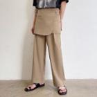 Set: Straight Leg Dress Pants + Wrap