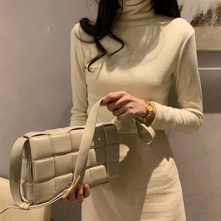 Turtleneck Napped Fitted Top