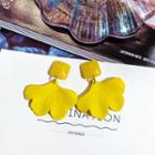 Alloy Leaf Dangle Earring 1 Pair - As Shown In Figure - One Size