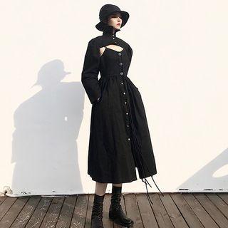 Long Sleeve Cropped Top / Sleeveless Dress