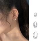 Polished Sterling Silver Hoop Earring (various Designs)