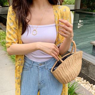 Ribbed Tube Camisole Top