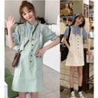 Short-sleeve Blouse / Mini Jumper Dress