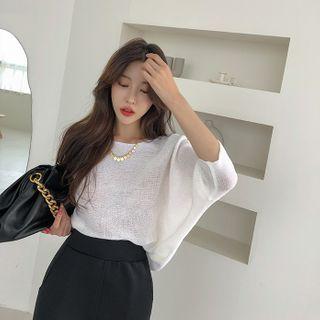 Dolman-sleeve Summer Sweater