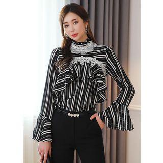 Frilled Pattern Blouse