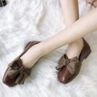 Bow Front Moccasin Flats