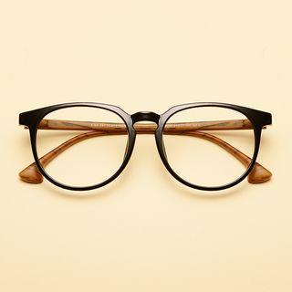 Wooden Arm / Plain Glasses